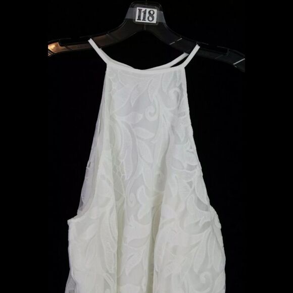 SHOW ME YOUR MUMU WHITE LACE GOMEZ MINI DRESS NWT SIZE SMALL - Picture 4 of 11